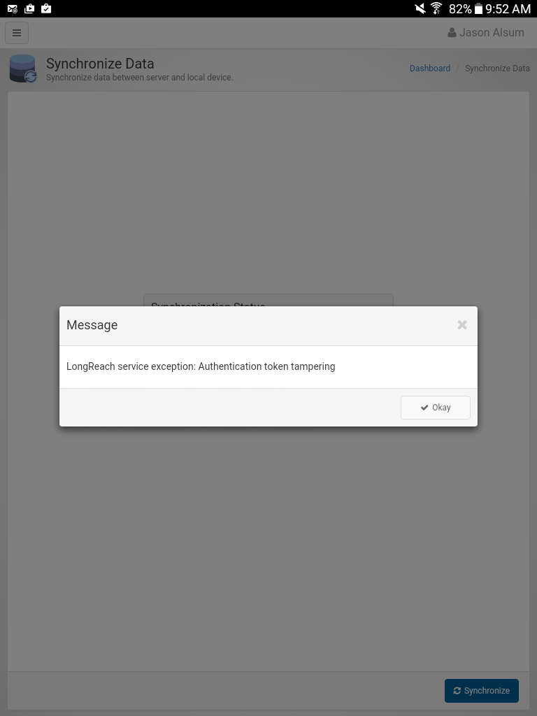 Android (only) - Error when connecting to LongReach...using FileTransfer JS API